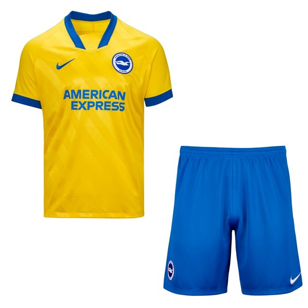 Camiseta Brighton Segunda Equipo Niños 2020-21 Amarillo